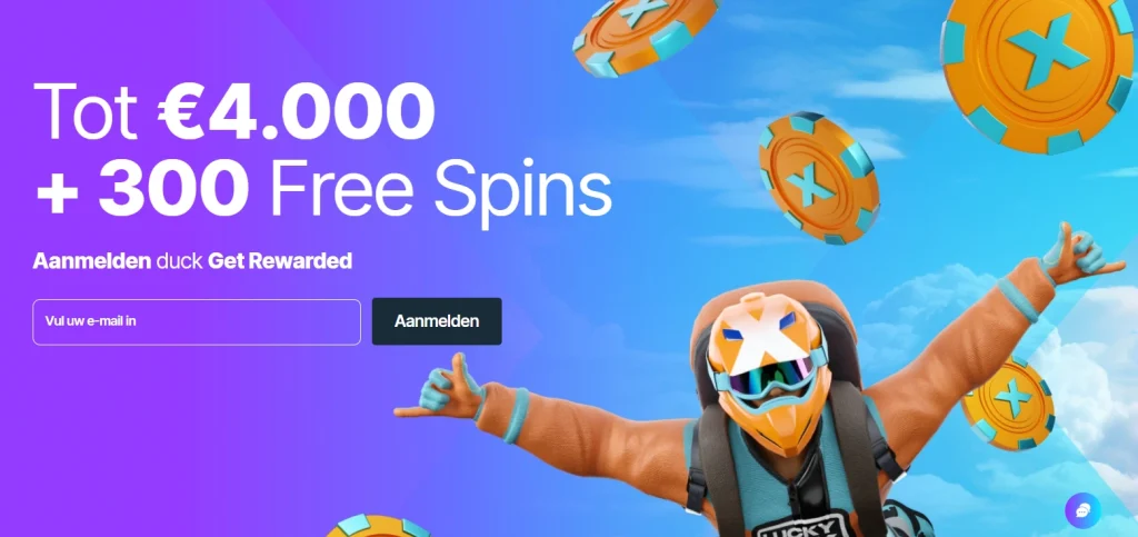 Tot 4.000 euro + 300 free spins